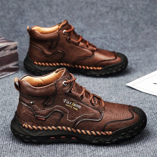 Zapatillas ligeras de lona con cordones para hombre