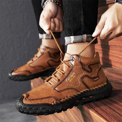 Zapatillas ligeras de lona con cordones para hombre