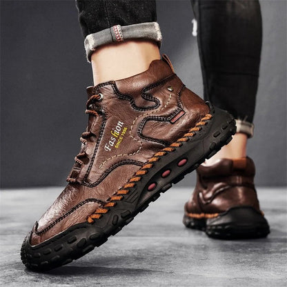 Zapatillas ligeras de lona con cordones para hombre