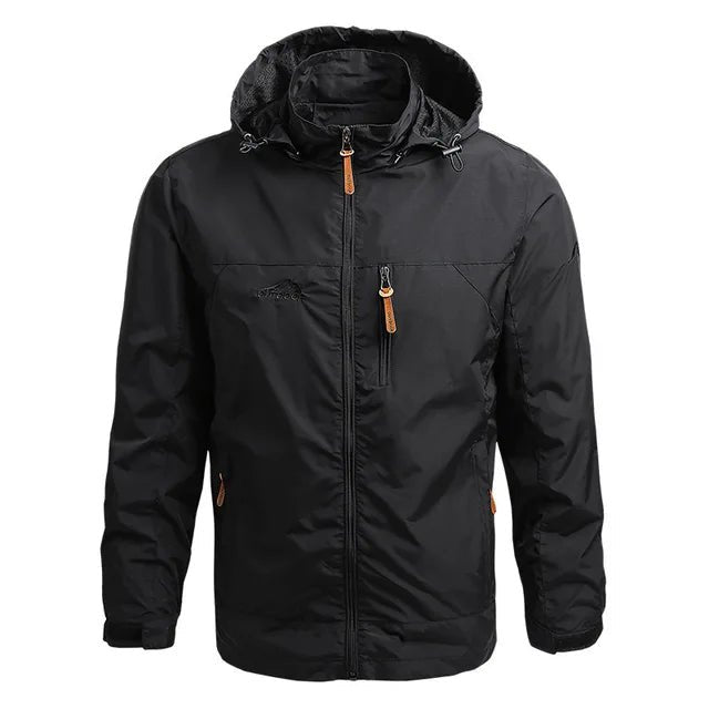 Chaqueta softshell ligera, cortaviento y transpirable para hombre