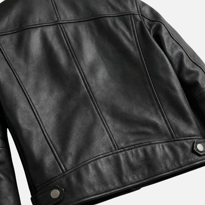 Chaqueta vintage ligera con forro de algodón y cremallera para hombre