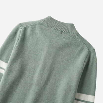 Cardigan entallado ligero de merino con bolsillos para hombre