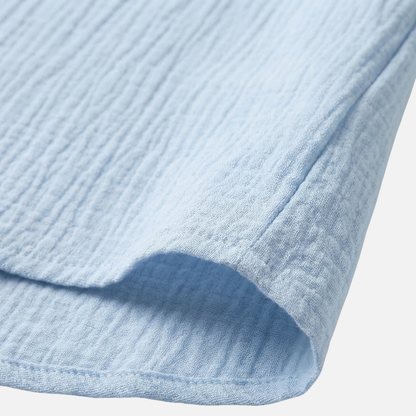 Camisa ligera de manga larga para verano – Corte suelto para hombre