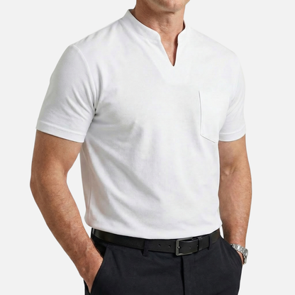 Polo ligero de verano para tiempo libre – Corte moderno para hombre