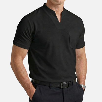 Polo ligero de verano para tiempo libre – Corte moderno para hombre