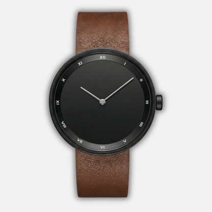 Reloj estilo minimalista nórdico con caja metálica para hombre