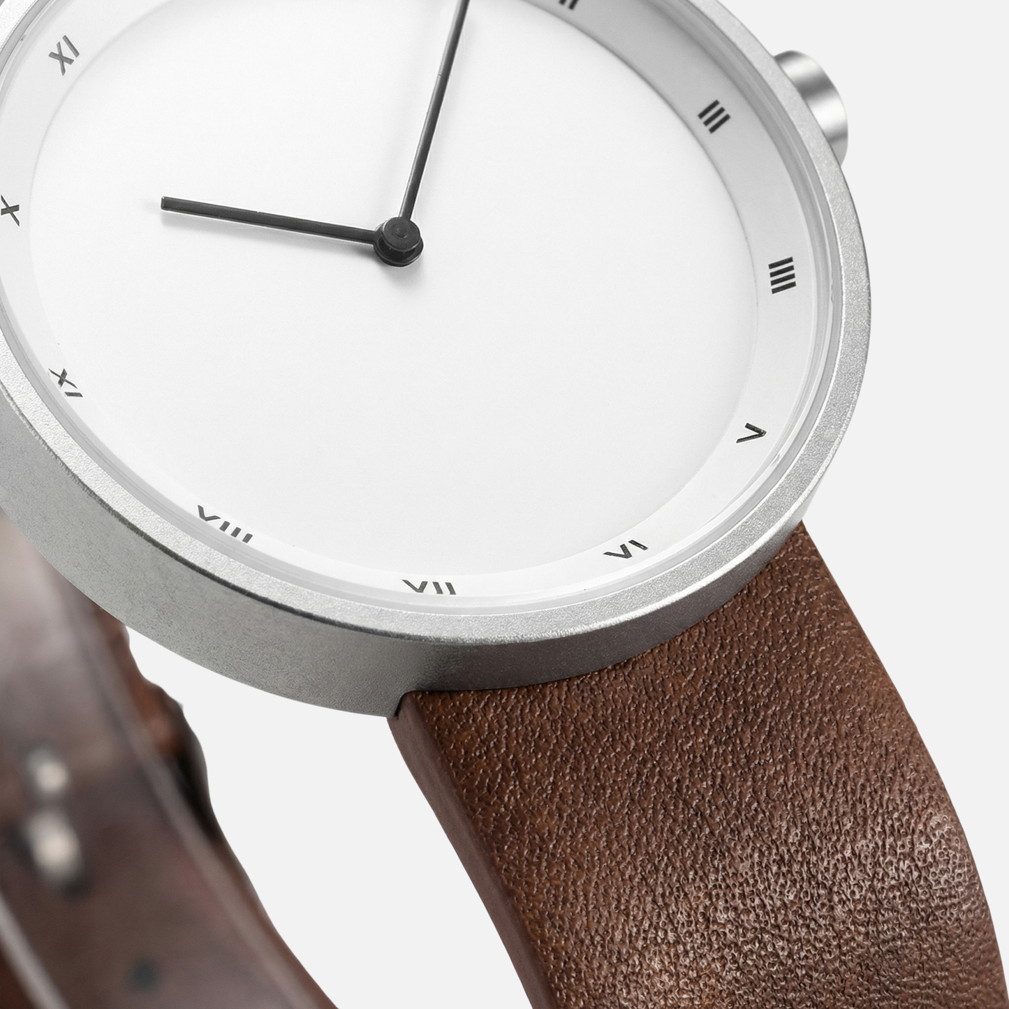 Reloj estilo minimalista nórdico con caja metálica para hombre