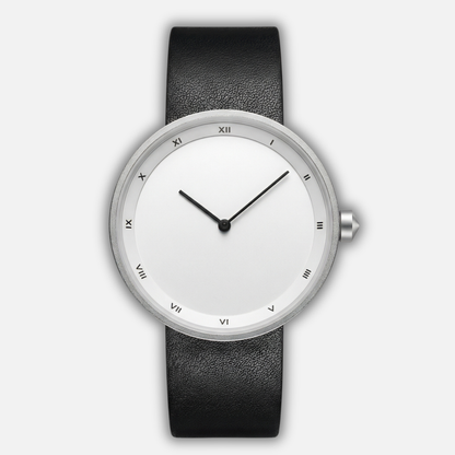 Reloj estilo minimalista nórdico con caja metálica para hombre
