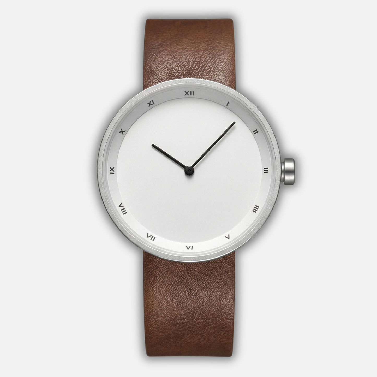 Reloj estilo minimalista nórdico con caja metálica para hombre