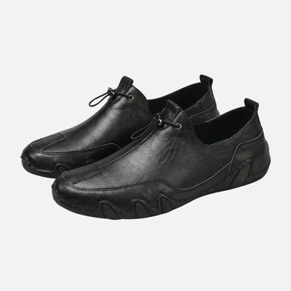 Zapatillas slip-on con cordones elásticos y suela de goma para hombre