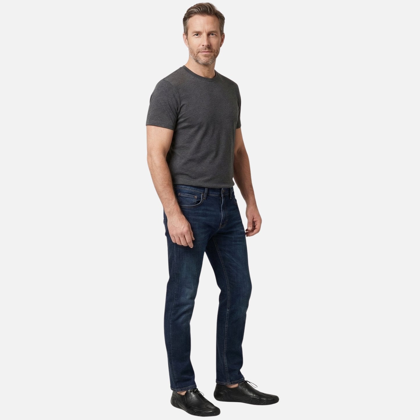 Zapatillas slip-on con cordones elásticos y suela de goma para hombre