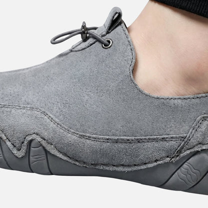 Zapatillas slip-on con cordones elásticos y suela de goma para hombre