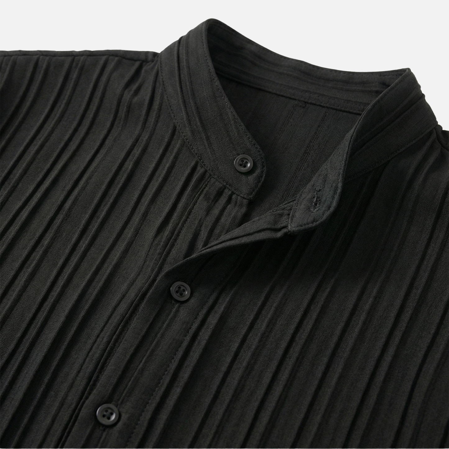 Conjunto veraniego plisado de dos piezas con cintura elástica para hombre
