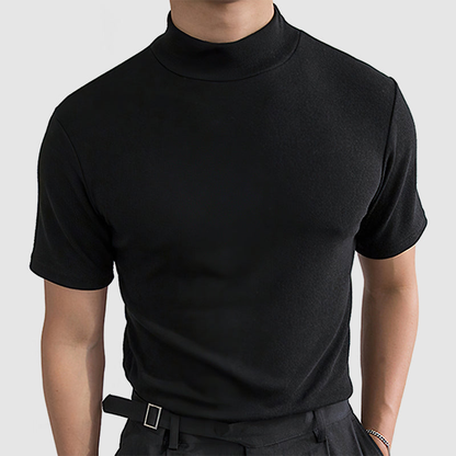 Camiseta de algodón stretch con ajuste flexible para hombre