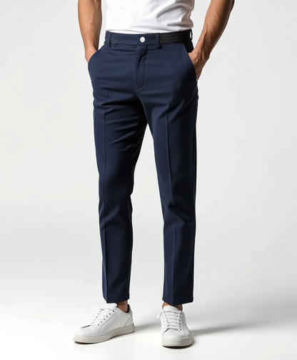 Pantalón stretch de corte ajustado para caballeros