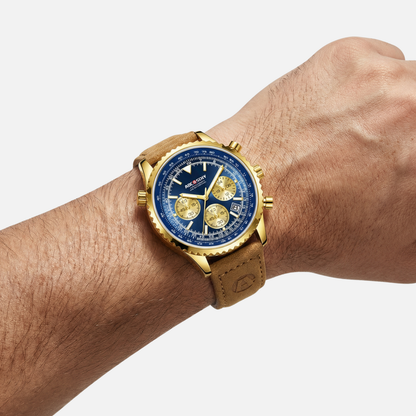 Reloj cronógrafo impermeable con múltiples esferas para hombres