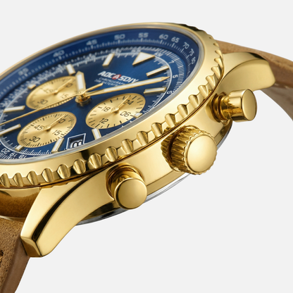 Reloj cronógrafo impermeable con múltiples esferas para hombres