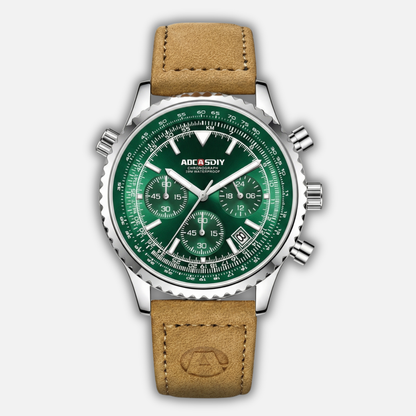 Reloj cronógrafo impermeable con múltiples esferas para hombres