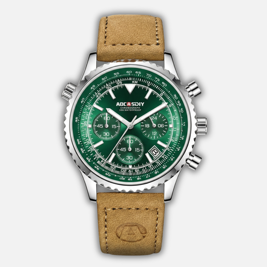 Reloj cronógrafo impermeable con múltiples esferas para hombres