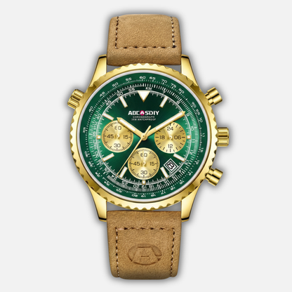 Reloj cronógrafo impermeable con múltiples esferas para hombres