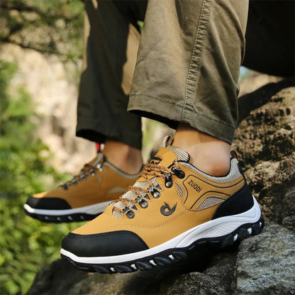 Botas de senderismo impermeables para excursiones al aire libre para hombre