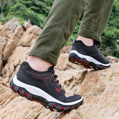 Botas de senderismo impermeables para excursiones al aire libre para hombre