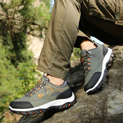 Botas de senderismo impermeables para excursiones al aire libre para hombre