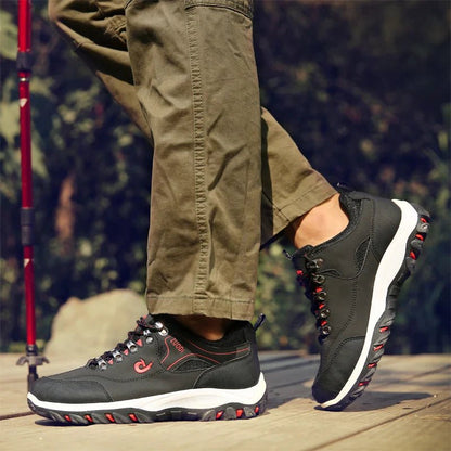 Botas de senderismo impermeables para excursiones al aire libre para hombre
