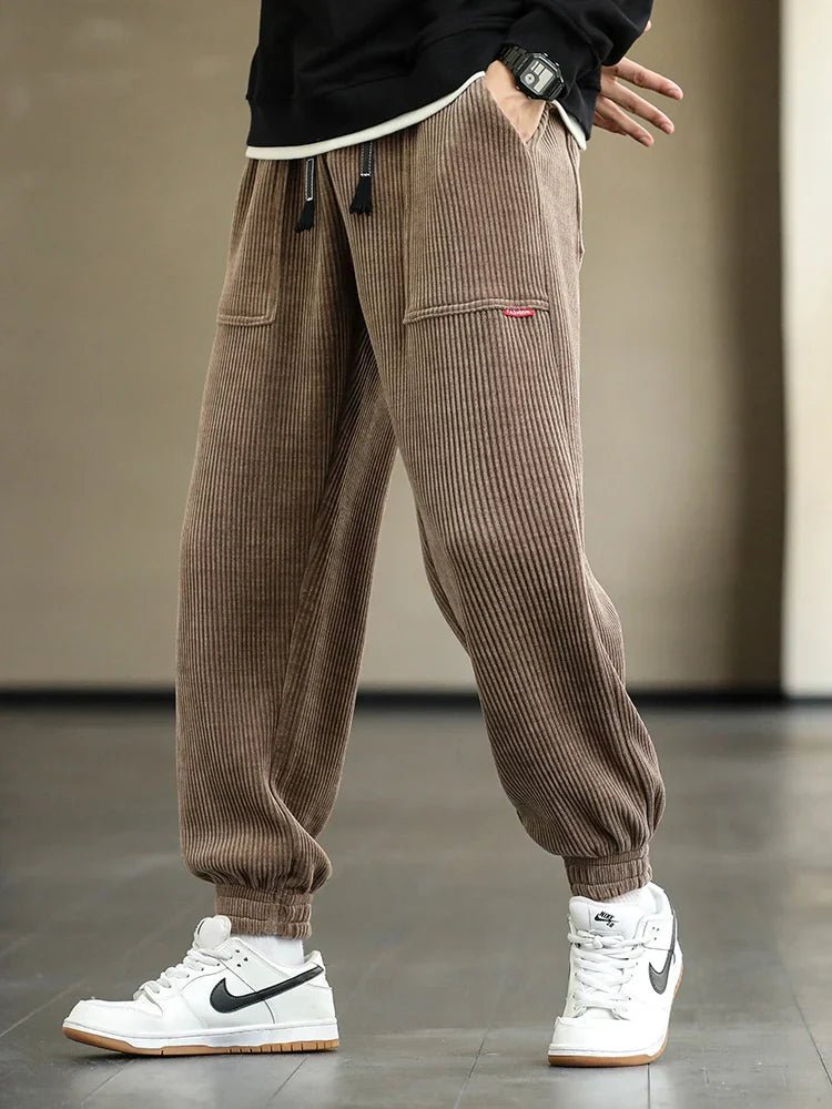 Pantalón de chándal ancho de French Terry para hombre