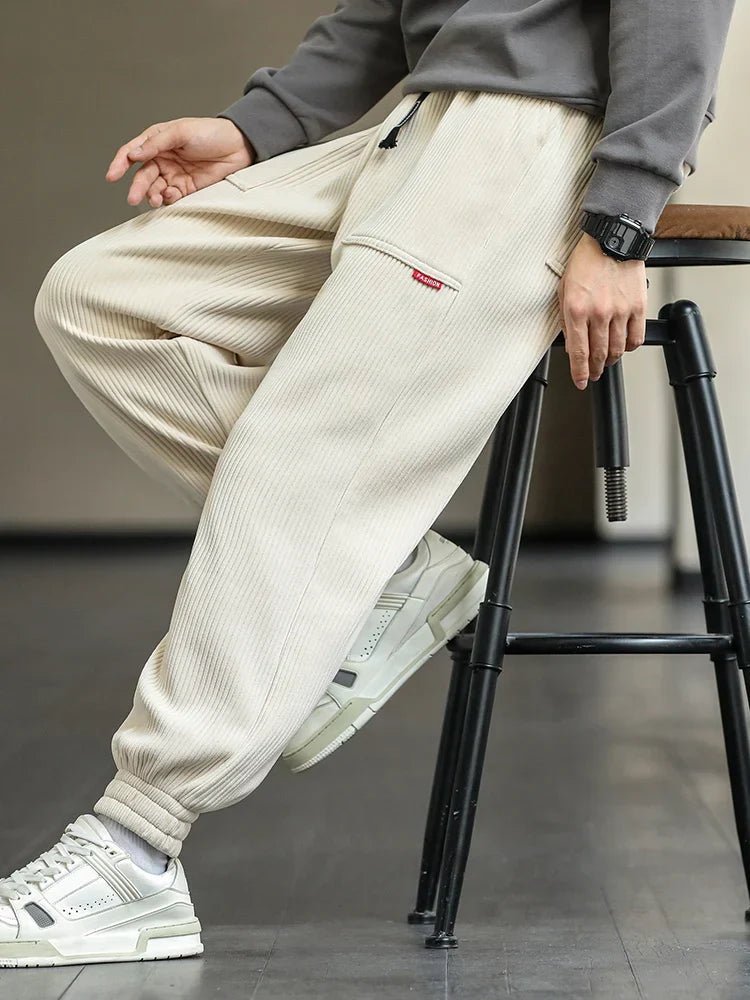 Pantalón de chándal ancho de French Terry para hombre
