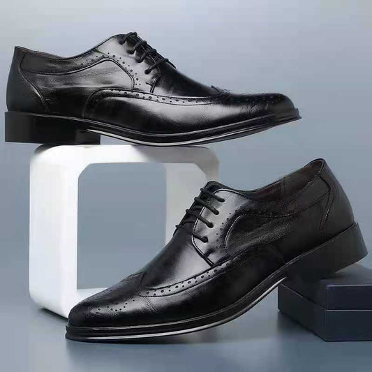 Zapatos de vestir atados de cuero atemporales para hombre