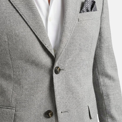 Traje de tejido estructurado de dos piezas – chaqueta y pantalón para hombre