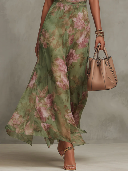 Livia | Vestido Maxi Floral Elegante