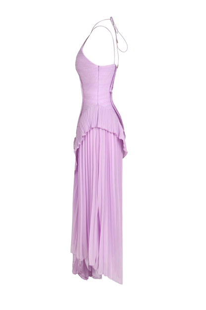 Eliza Vestido Volantes Plisados