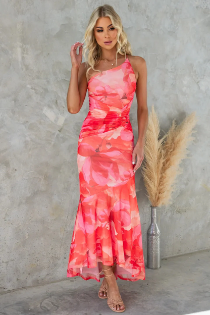 Layla™ | Vestido Plisado de Un Hombro