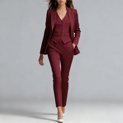 Isabella | Conjunto de tres piezas con chaleco
