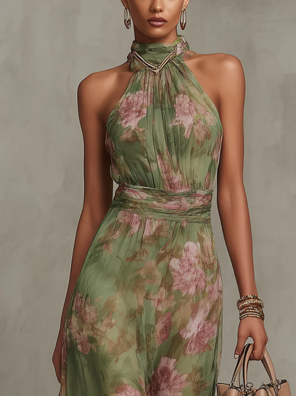 Livia | Vestido Maxi Floral Elegante