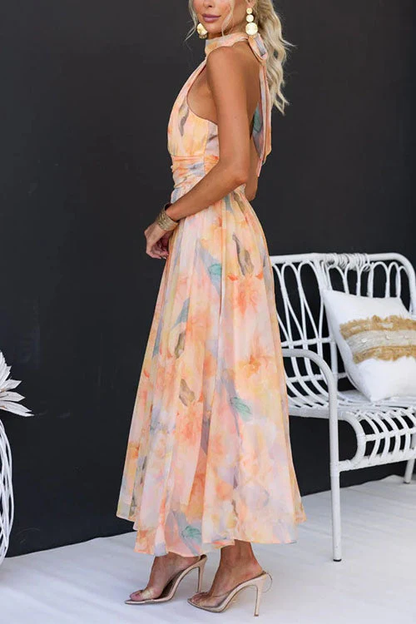 Mery - Vestido Maxi con Estampado