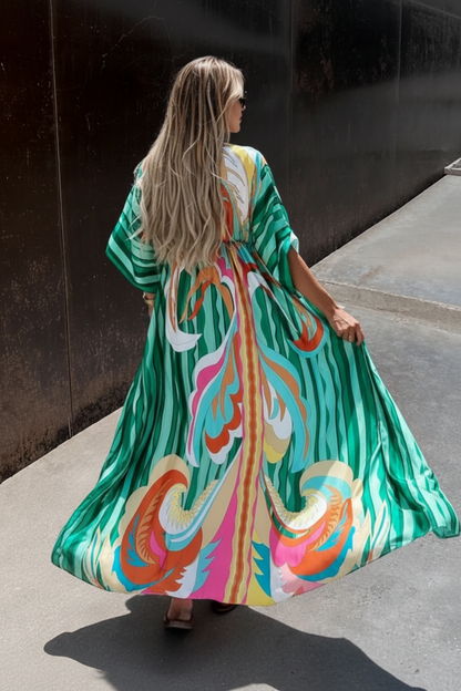 SOFIA | VESTIDO MAXI ABSTRACTO