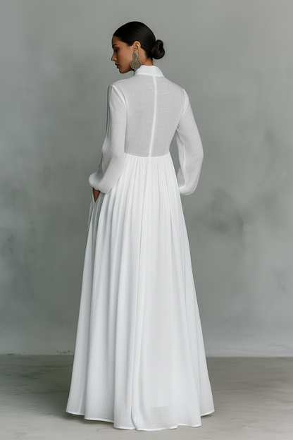 Cintia | Vestido maxi minimalista